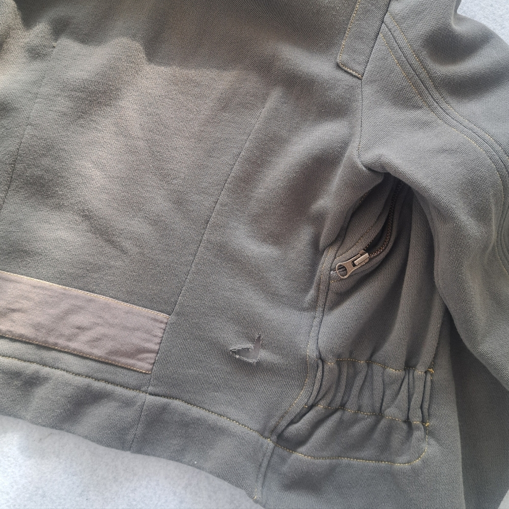Free People Army Green Structured Blazer Jacket - Picture 6 of 11